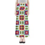 Shapes in shapes 2                                                                 Women s Maxi Skirt