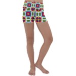 Shapes in shapes 2                                                                 Kids  Lightweight Velour Yoga Shorts