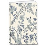 Blue Vintage Background, Blue Roses Patterns 8  x 10  Hardcover Notebook
