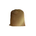Gold, Golden Background ,aesthetic Drawstring Pouch (Small)