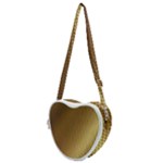 Gold, Golden Background ,aesthetic Heart Shoulder Bag