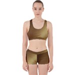 Gold, Golden Background ,aesthetic Work It Out Gym Set