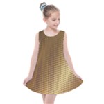 Gold, Golden Background ,aesthetic Kids  Summer Dress