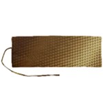 Gold, Golden Background ,aesthetic Roll Up Canvas Pencil Holder (M)