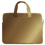 Gold, Golden Background ,aesthetic MacBook Pro 16  Double Pocket Laptop Bag 