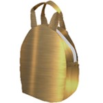 Golden Textures Polished Metal Plate, Metal Textures Travel Backpack