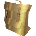 Golden Textures Polished Metal Plate, Metal Textures Buckle Up Backpack