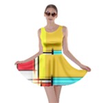 Multicolored Retro Abstraction%2 Skater Dress