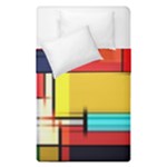 Multicolored Retro Abstraction%2 Duvet Cover Double Side (Single Size)