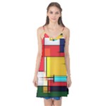 Multicolored Retro Abstraction%2 Camis Nightgown 