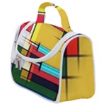 Multicolored Retro Abstraction%2 Satchel Handbag