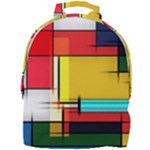 Multicolored Retro Abstraction%2 Mini Full Print Backpack