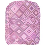 Pink Retro Texture With Rhombus, Retro Backgrounds Full Print Backpack