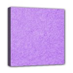 Purple Paper Texture, Paper Background Mini Canvas 8  x 8  (Stretched)