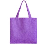 Purple Paper Texture, Paper Background Zipper Grocery Tote Bag