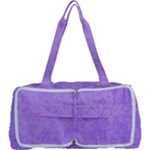 Purple Paper Texture, Paper Background Multi Function Bag