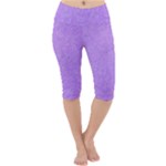 Purple Paper Texture, Paper Background Lightweight Velour Cropped Yoga Leggings