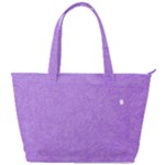 Purple Paper Texture, Paper Background Back Pocket Shoulder Bag 
