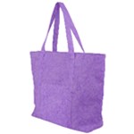 Purple Paper Texture, Paper Background Zip Up Canvas Bag