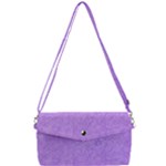 Purple Paper Texture, Paper Background Removable Strap Clutch Bag