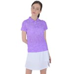 Purple Paper Texture, Paper Background Women s Polo T-Shirt