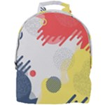 Red White Blue Retro Background, Retro Abstraction, Colored Retro Background Mini Full Print Backpack