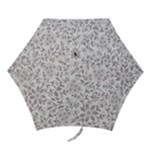 Retro Floral Texture, Beige Floral Retro Background, Vintage Texture Mini Folding Umbrellas