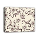 Retro Floral Texture, Light Brown Retro Background Deluxe Canvas 14  x 11  (Stretched)