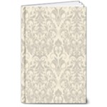 Retro Texture With Ornaments, Vintage Beige Background 8  x 10  Hardcover Notebook