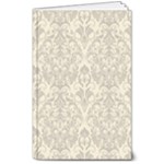 Retro Texture With Ornaments, Vintage Beige Background 8  x 10  Softcover Notebook