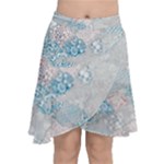 Vintage Retro Texture, Light Retro Background Chiffon Wrap Front Skirt
