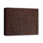 Black Leather Texture Leather Textures, Brown Leather Line Deluxe Canvas 14  x 11  (Stretched)