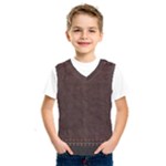Black Leather Texture Leather Textures, Brown Leather Line Kids  Basketball Tank Top