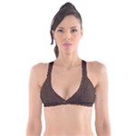 Black Leather Texture Leather Textures, Brown Leather Line Plunge Bikini Top
