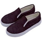 Black Leather Texture Leather Textures, Brown Leather Line Kids  Canvas Slip Ons