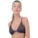 Black Leather Texture Leather Textures, Brown Leather Line Knot Up Bikini Top