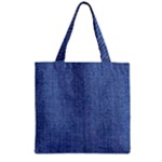 Blue Denim Texture Macro, Blue Denim Background, Jeans Background, Jeans Textures, Fabric Background Zipper Grocery Tote Bag
