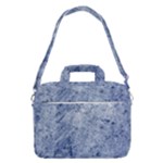 Blue Grunge Texture, Wall Texture, Blue Retro Background MacBook Pro 13  Shoulder Laptop Bag 