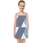 Blue Lines Background, Retro Backgrounds, Blue Kids  Summer Sun Dress