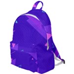 Purple Geometric Abstraction, Purple Neon Background The Plain Backpack
