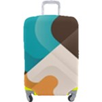 Retro Colored Abstraction Background, Creative Retro Luggage Cover (Large)