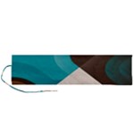 Retro Colored Abstraction Background, Creative Retro Roll Up Canvas Pencil Holder (L)