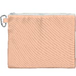 Peach Fuzz 2024 Canvas Cosmetic Bag (XXXL)