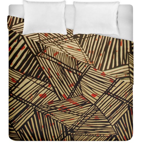 Abstract Geometric Pattern, Abstract Paper Backgrounds Duvet Cover Double Side (King Size) from UrbanLoad.com
