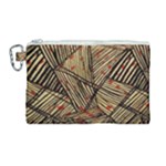 Abstract Geometric Pattern, Abstract Paper Backgrounds Canvas Cosmetic Bag (Large)