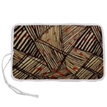 Abstract Geometric Pattern, Abstract Paper Backgrounds Pen Storage Case (L)