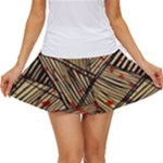 Abstract Geometric Pattern, Abstract Paper Backgrounds Women s Skort