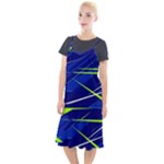 Abstract Lightings, Grunge Art, Geometric Backgrounds Camis Fishtail Dress