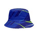 Abstract Lightings, Grunge Art, Geometric Backgrounds Inside Out Bucket Hat