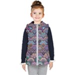 Texture, Pattern, Abstract Kids  Hooded Puffer Vest